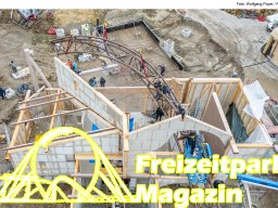 Aufbau des Themenbereichs „Sonnenbucht“ in FANTASIA (Dezember 2024)